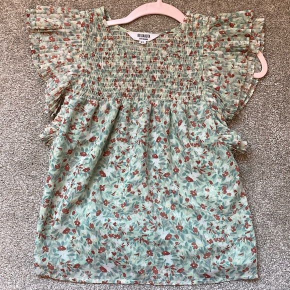 Set - BB Dakota Steve Madden flower moves floral shift chiffon set - Picture 1 of 6